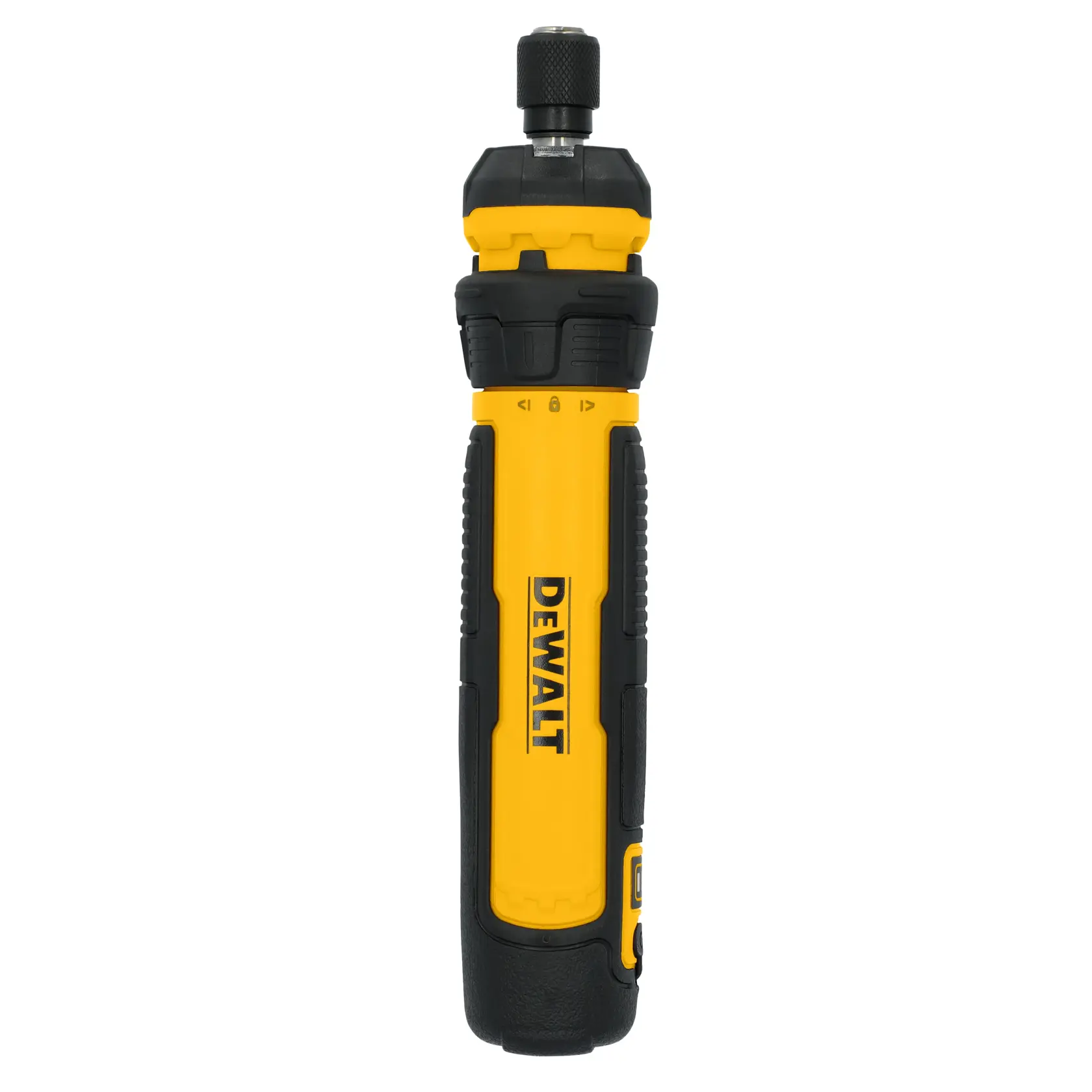 DEWALT® DWHT66719 Flexdrive™ USB screwdriver on white at a profile view