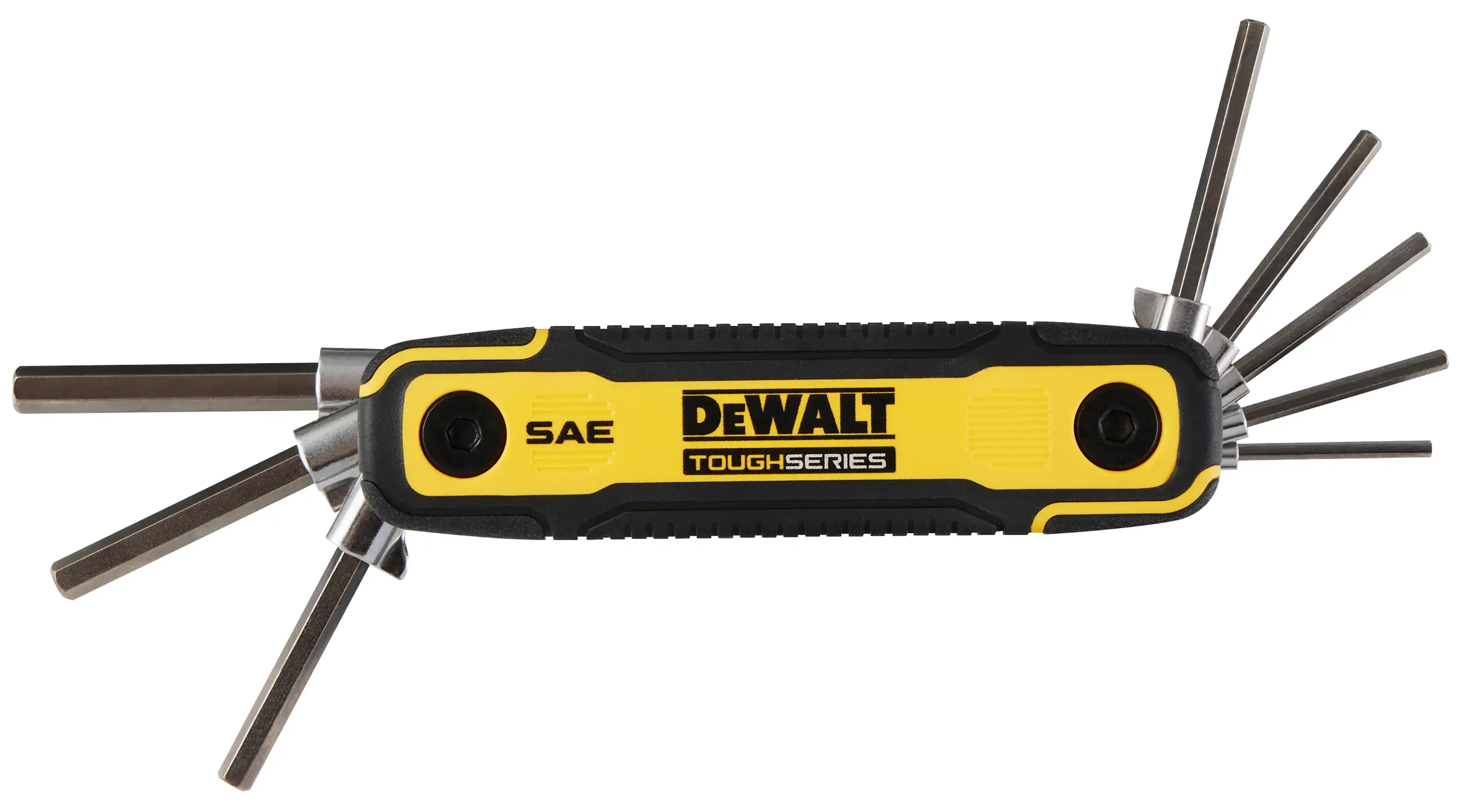 DEWALT Folding Hex Key DWHT70266 / TOUGHSERIES™ Fractional Folding Hex Key (SAE)  beauty image view1  