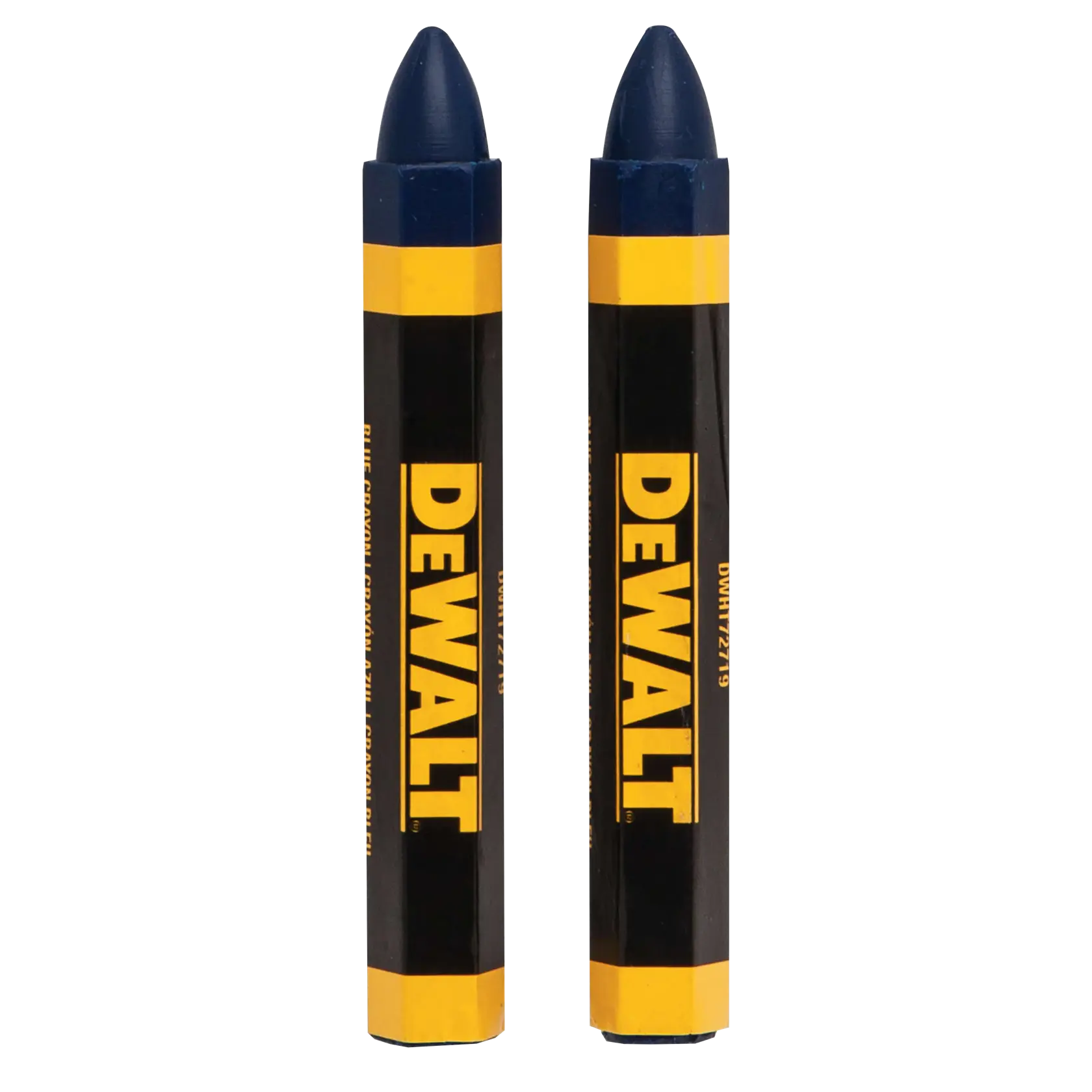 Profile of  Blue Lumber Crayons.