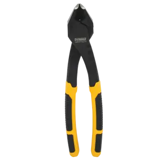 Profile of  opened 8 inch Diagonal Pliers with Prying Tip.