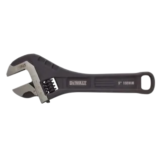 Profile of  6 inch All Steel Adjustable Wrench.