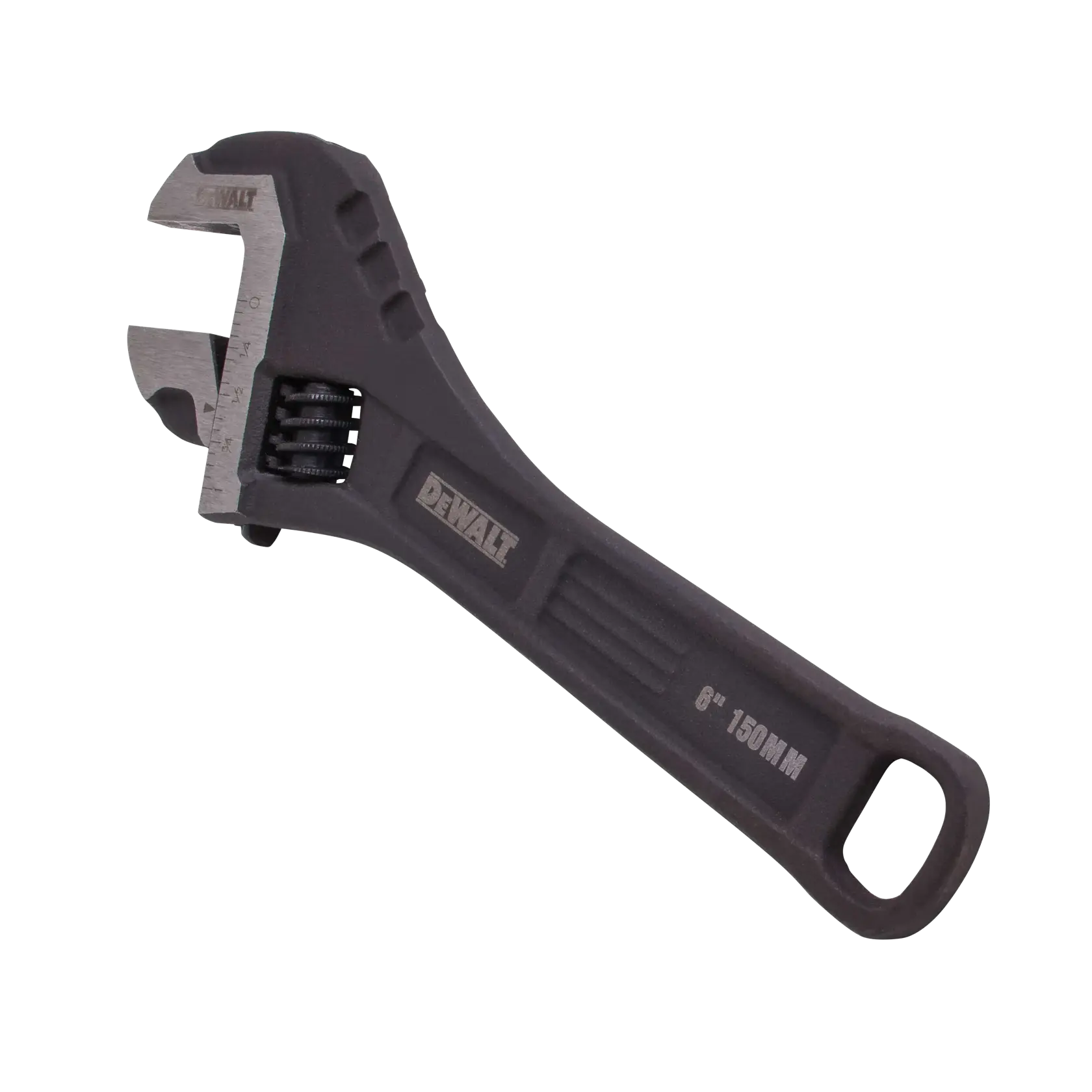 Profile of  6 inch All Steel Adjustable Wrench.