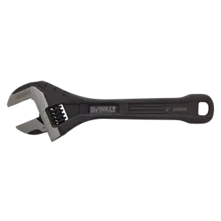 Profile of  8 inch All Steel Adjustable Wrench.