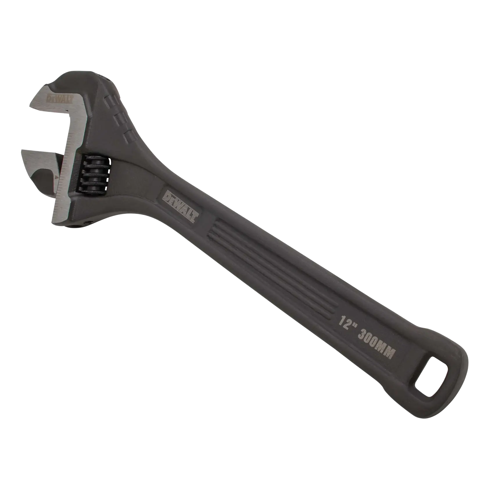 Profile of  12 inch All Steel Adjustable Wrench.