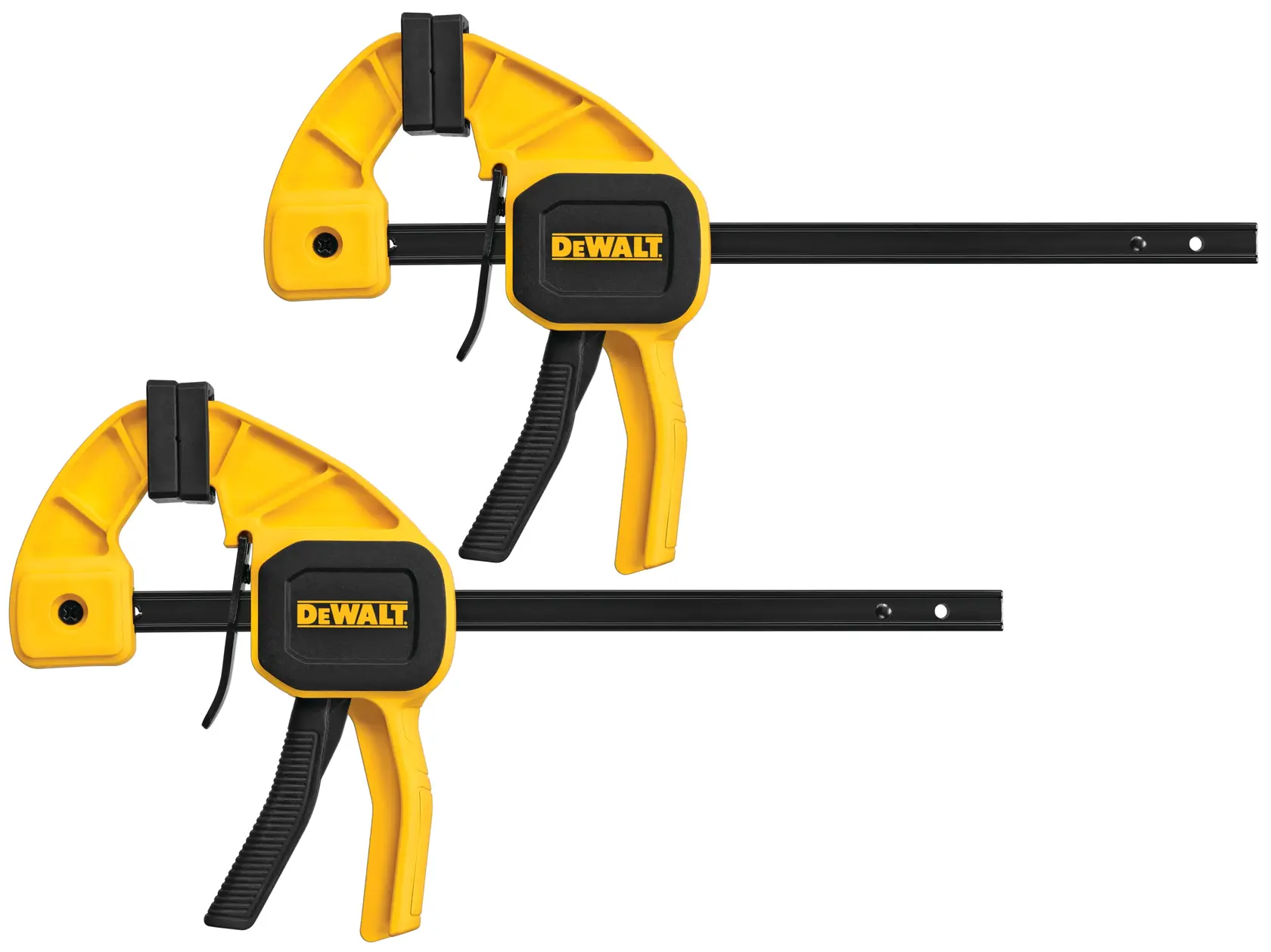 Profile of  6 inch Medium Bar Clamps 2 Pack.