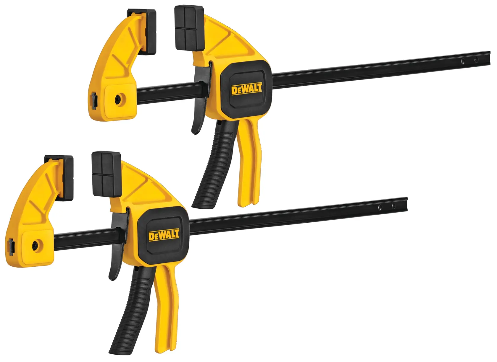 Profile of  6 inch Medium Bar Clamps 2 Pack.