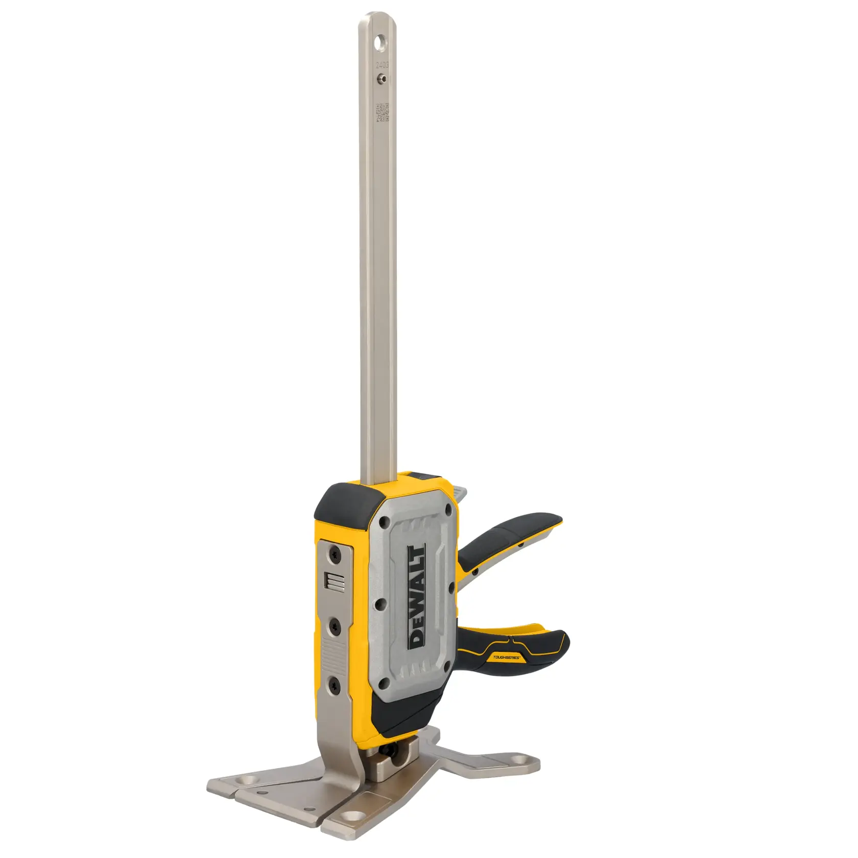 DEWALT(R) TOUGHSERIES(TM) CONSTRUCTION JACK on white at a 3/4 profile view from the left