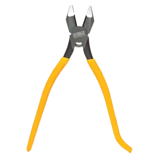 Profile of  opened Heavy Duty Rebar Pliers.