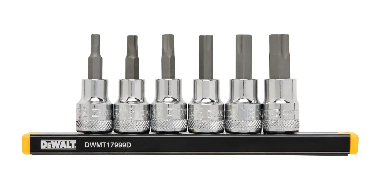 3/8 in. Drive SAE Hex Bit Socket Set (6 pc.)