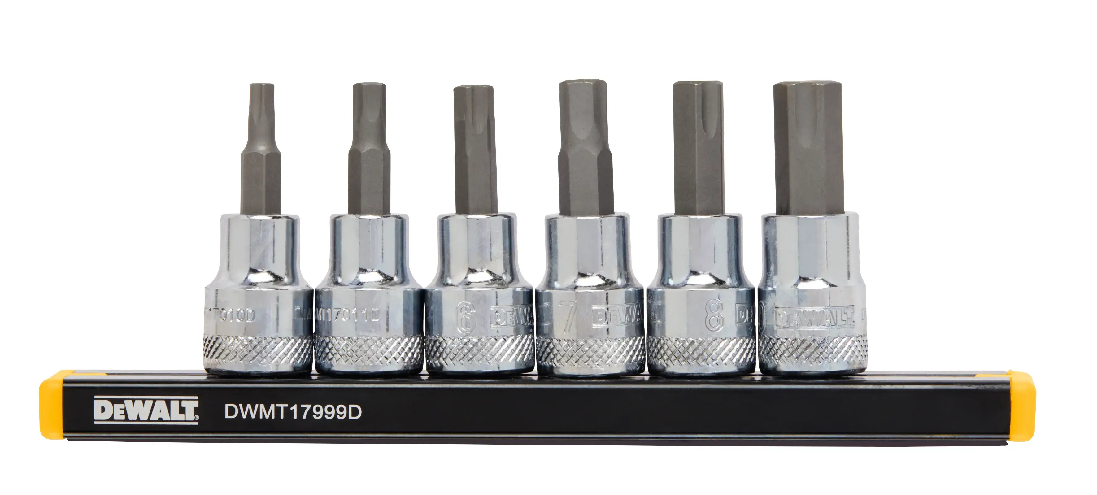 DEWALT® 3/8-in. Drive MM Hex Bit Socket Set (6-pc.)