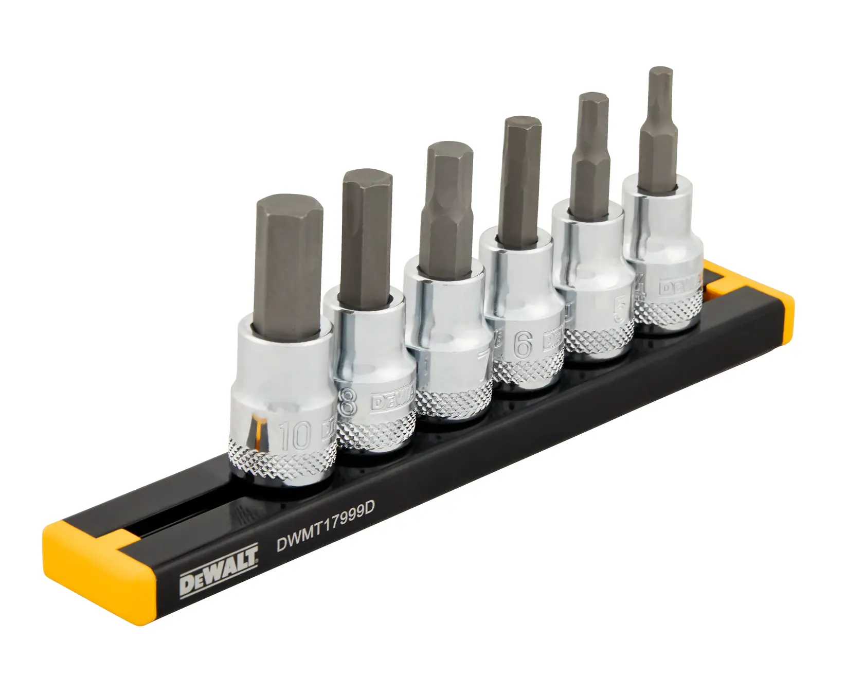 DEWALT® 3/8-in. Drive MM Hex Bit Socket Set (6-pc.) thumbnail 2