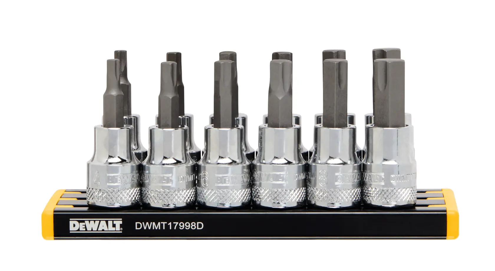 DEWALT® 3/8-in. Drive SAE & MM Hex Bit Socket Set (12-pc.)