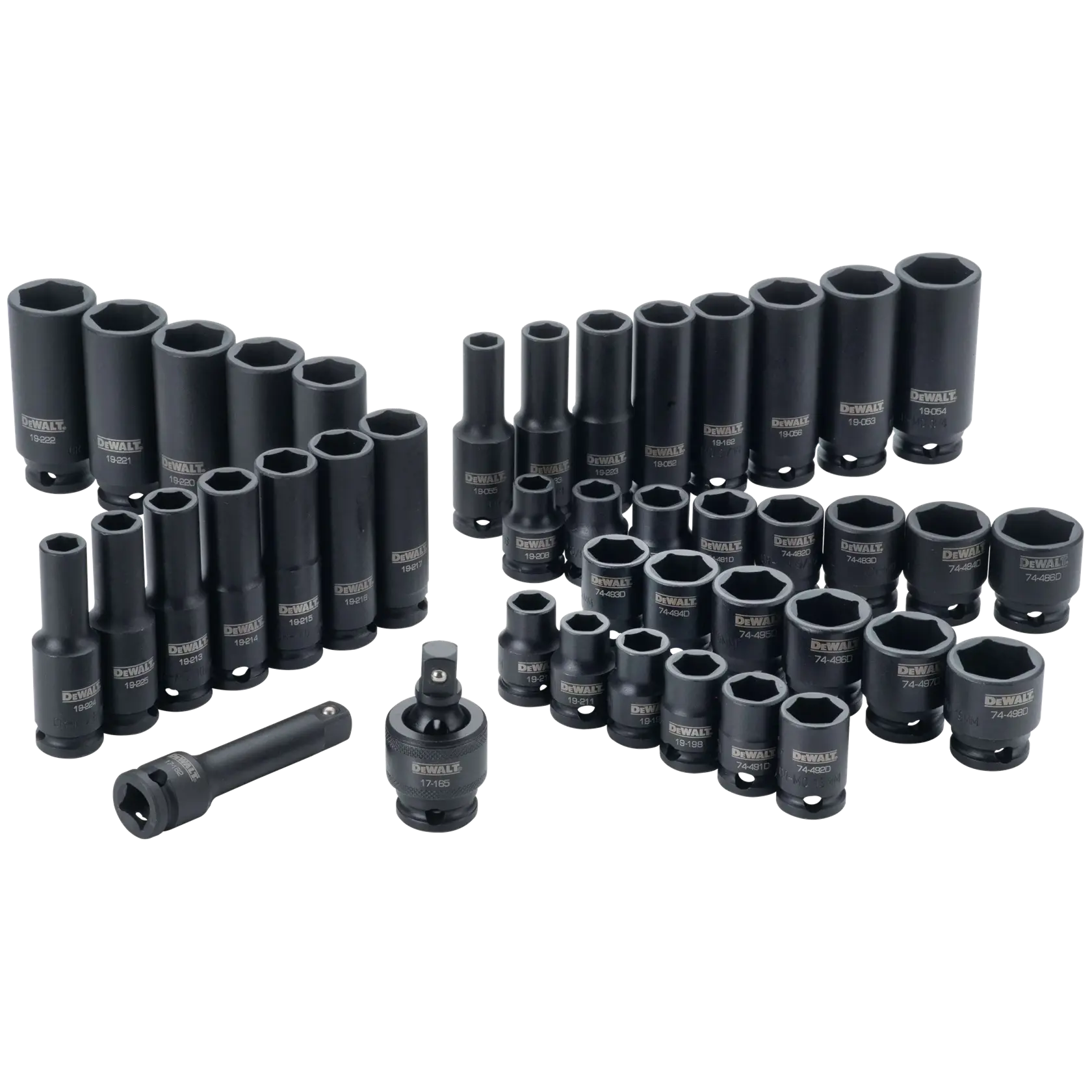 DEWALT® 42-pc. 3/8-in. Drive Combination Impact Socket Set - 6 Point
