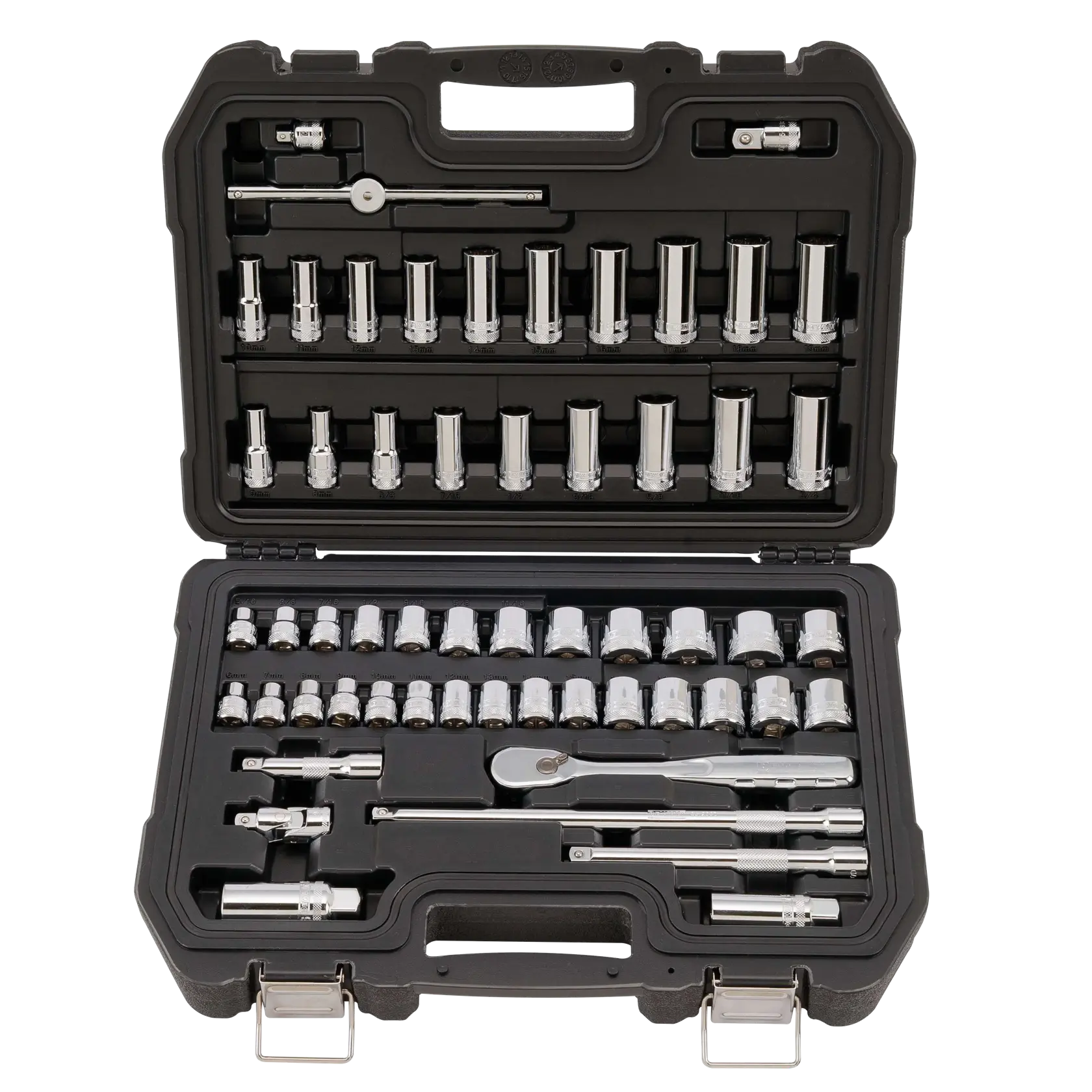 DEWALT® 56 Piece 3/8 in Drive Combination Socket Set - 6 & 12 Point thumbnail 2
