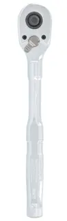 DEWALT® TOUGHSERIES™ DWMT45020 3/8 Inch Drive 144 Tooth Quick Release Ratchet front side on white at a profile view