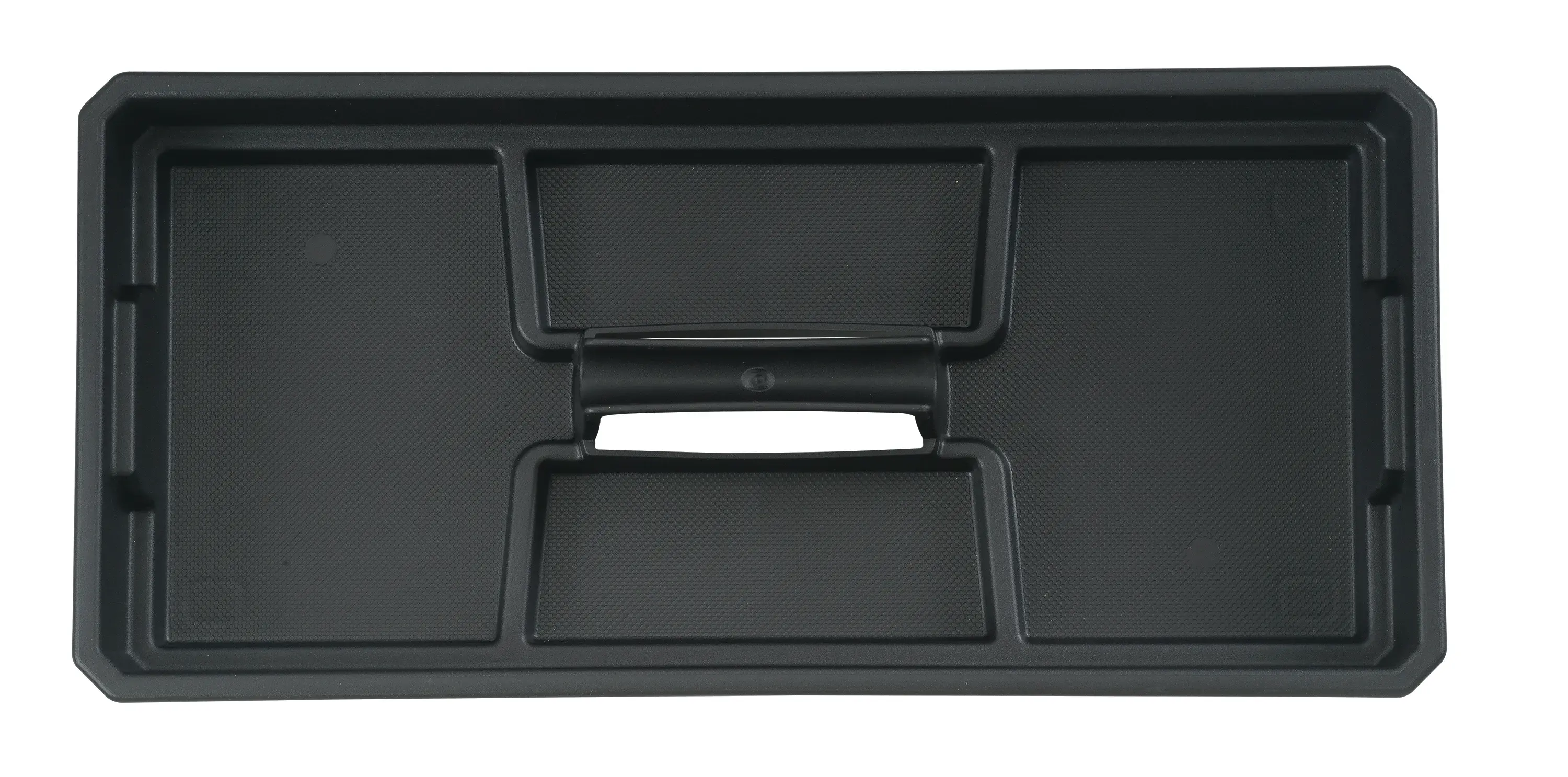 Removable tray of 226 piece DEWALT mechanics tools set.