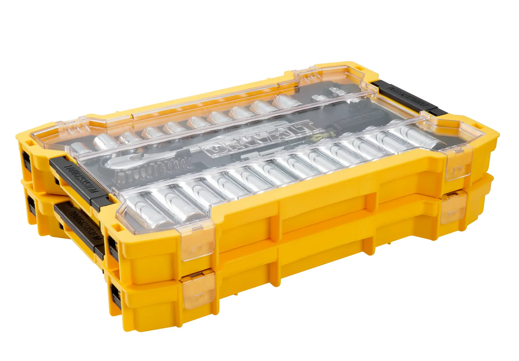 DEWALT® 131-pc. 1/4-in. and 3/8-in. Mechanic Tool Set with ToughSystem® 2.0 Tray and Lid thumbnail 5