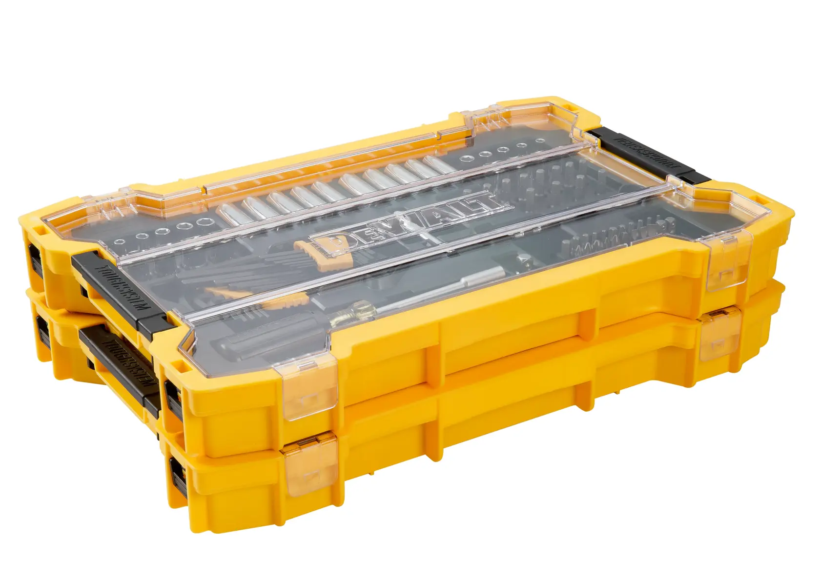 DEWALT® 85-pc. 3/8-in. and 1/2-in. Mechanic Tool Set with ToughSystem® 2.0 Tray and Lid thumbnail 5