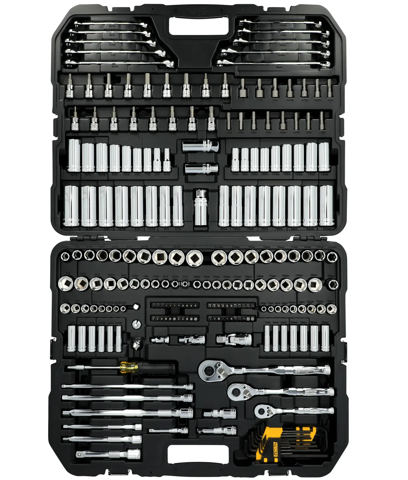 DEWALT® TOUGHSERIES 242-pc. 3 Drive Mechanics Tool Set