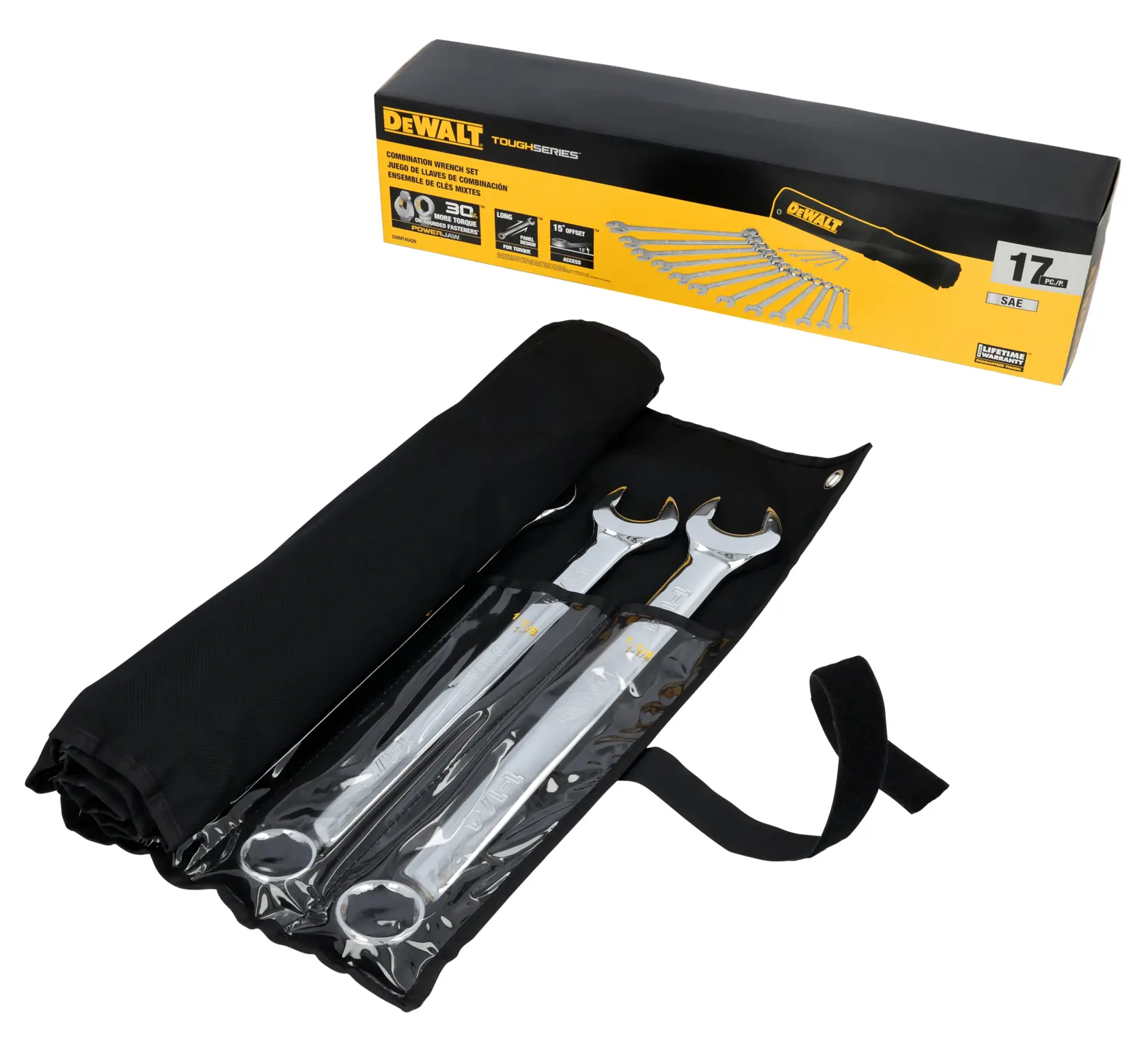 DEWALT® TOUGHSERIES 17-Piece SAE Combination Wrench Set thumbnail 5