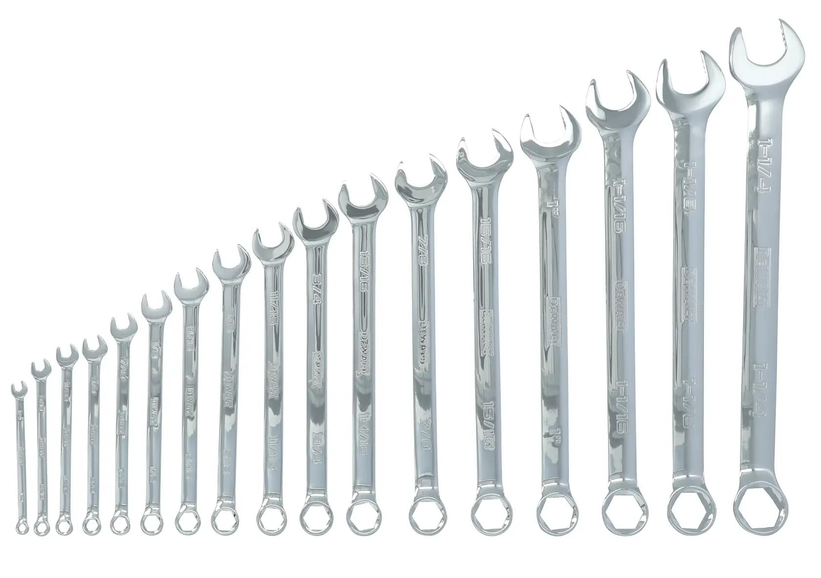 DEWALT® TOUGHSERIES 17-Piece SAE Combination Wrench Set thumbnail 6