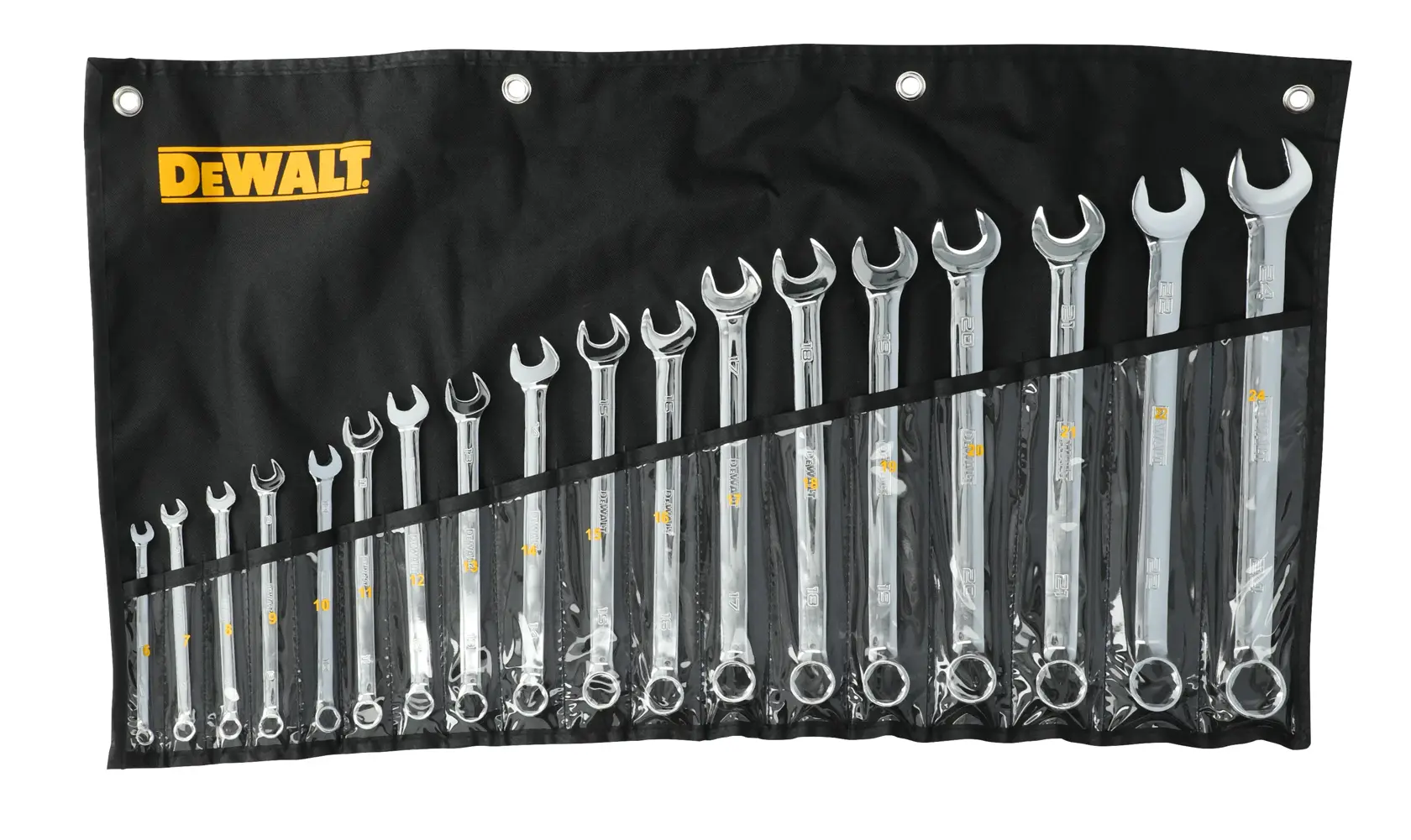 DEWALT® TOUGHSERIES 18-Piece Metric Combination Wrench Set thumbnail 4