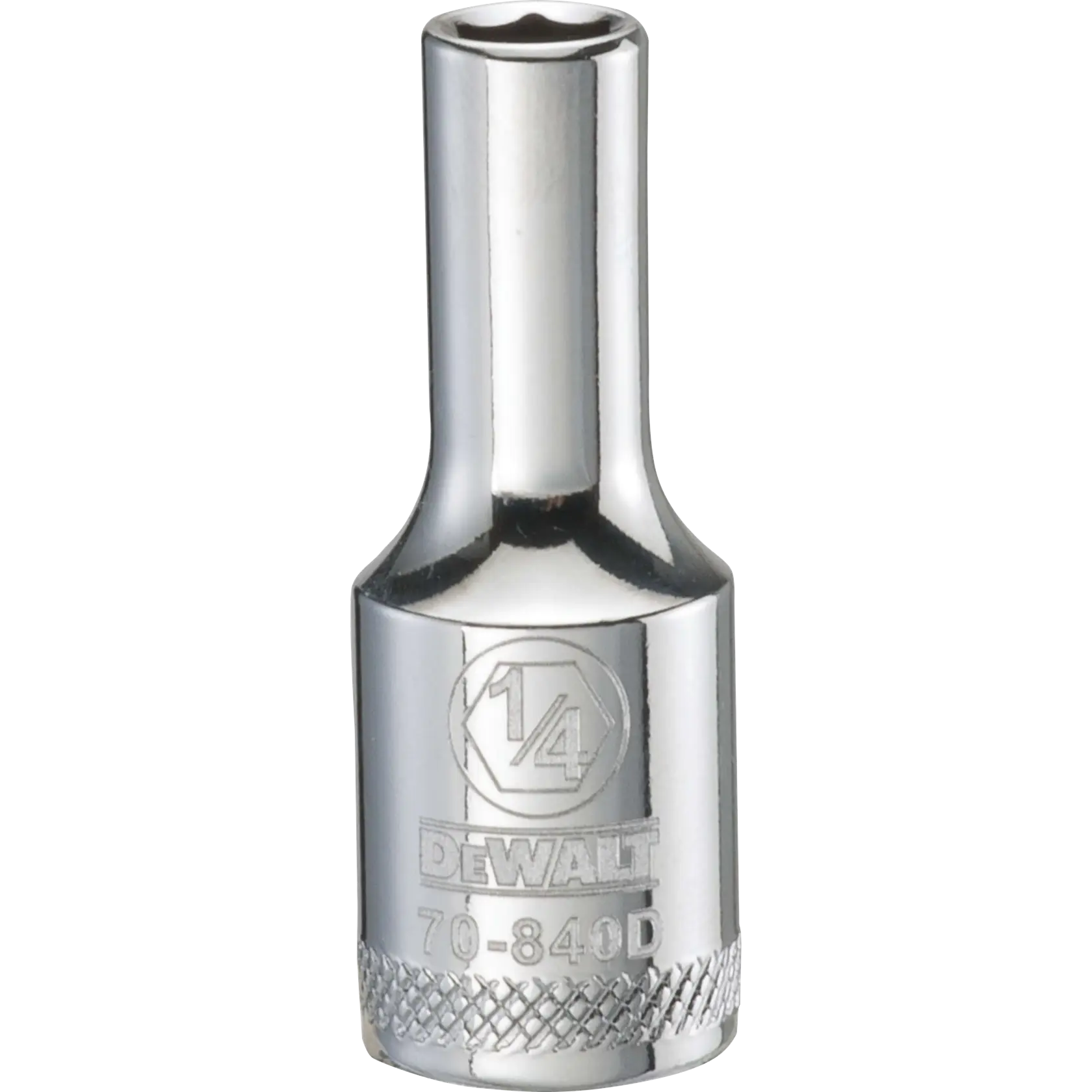 DEWALT® 3/8-in. (9.5mm) Drive 6-Point 1/4-in. (6.4mm) Standard (SAE) Deep Socket