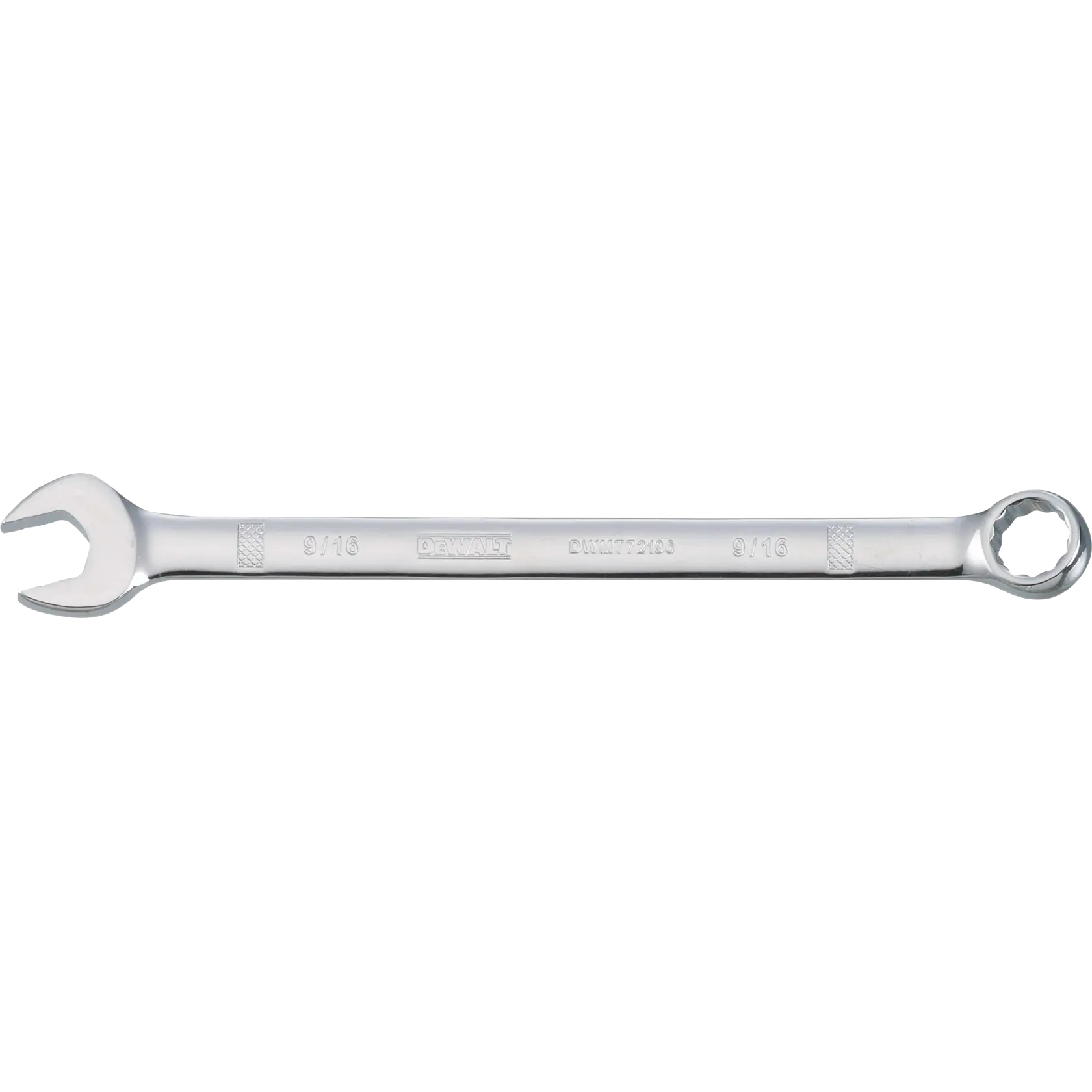 Combination wrench sae 9 / 16 in head 5 and 5 / 32 in length 12 point .
