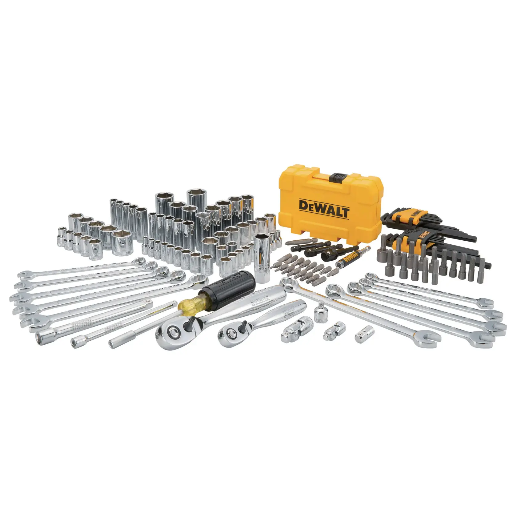 DEWALT® 142 pc. 1/4 in. and 3/8 in. Drive Mechanics Tool Set thumbnail 2