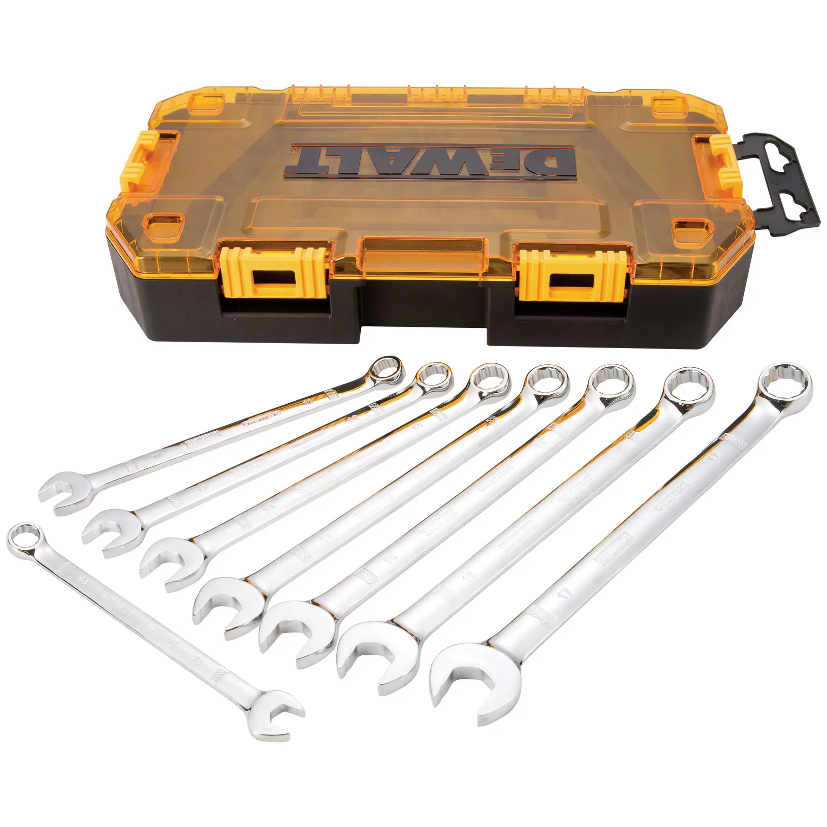 DEWALT® 8 Piece Combination Metric Wrench Set