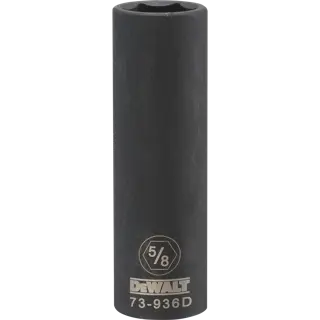 Deep impact socket 6 point half inch SAE.