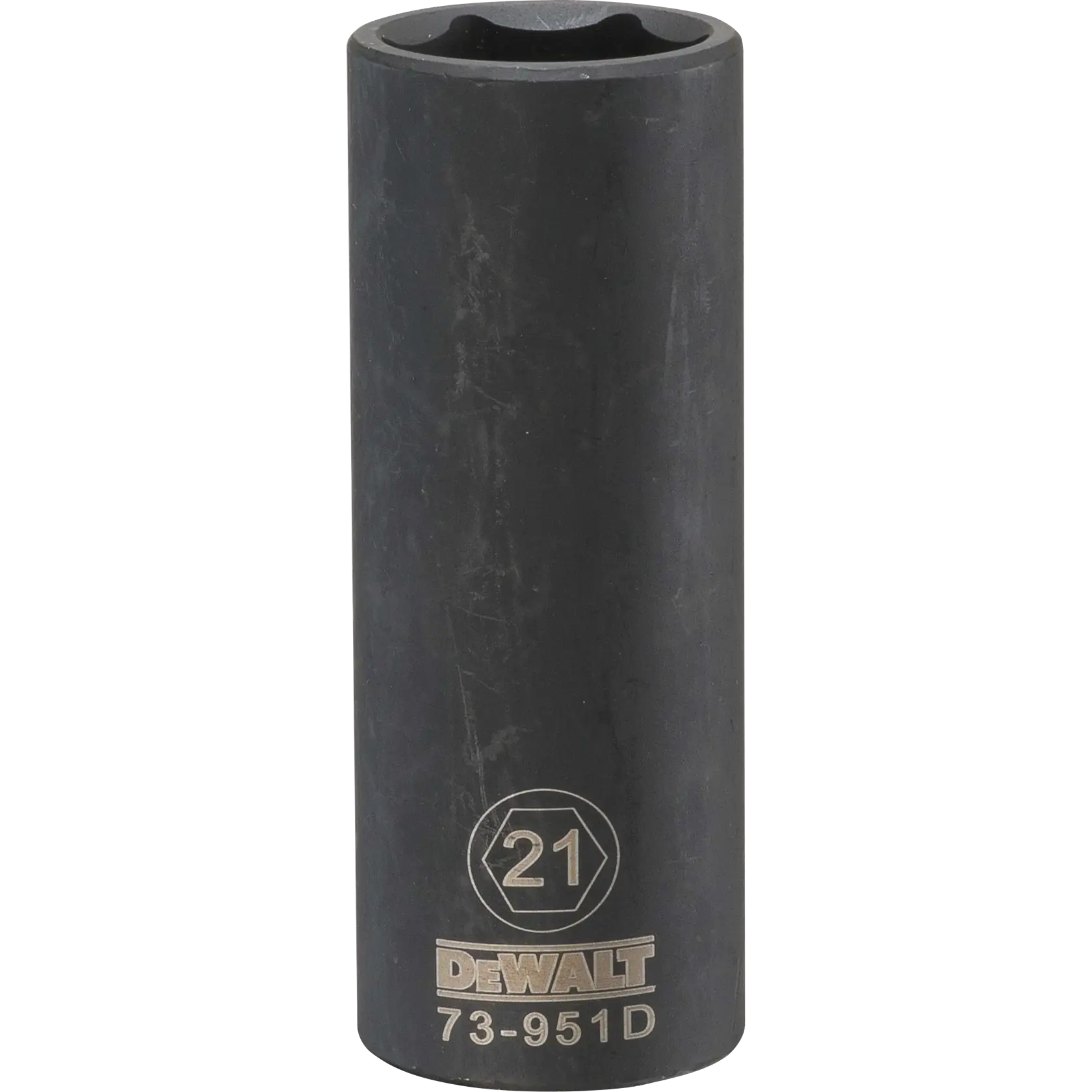 DEWALT® 1/2-in. (13mm) Drive 6-Point 21mm Metric Deep Impact Socket