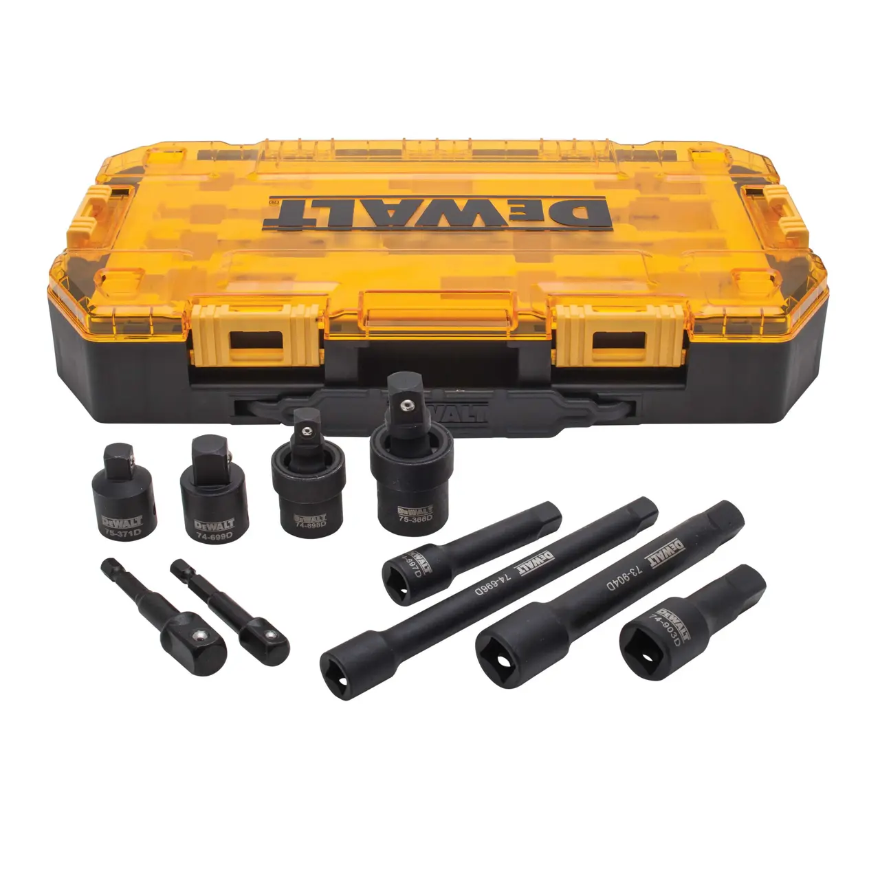 10 Piece 3/8-in & 1/2-in Drive Impact Accessory Set