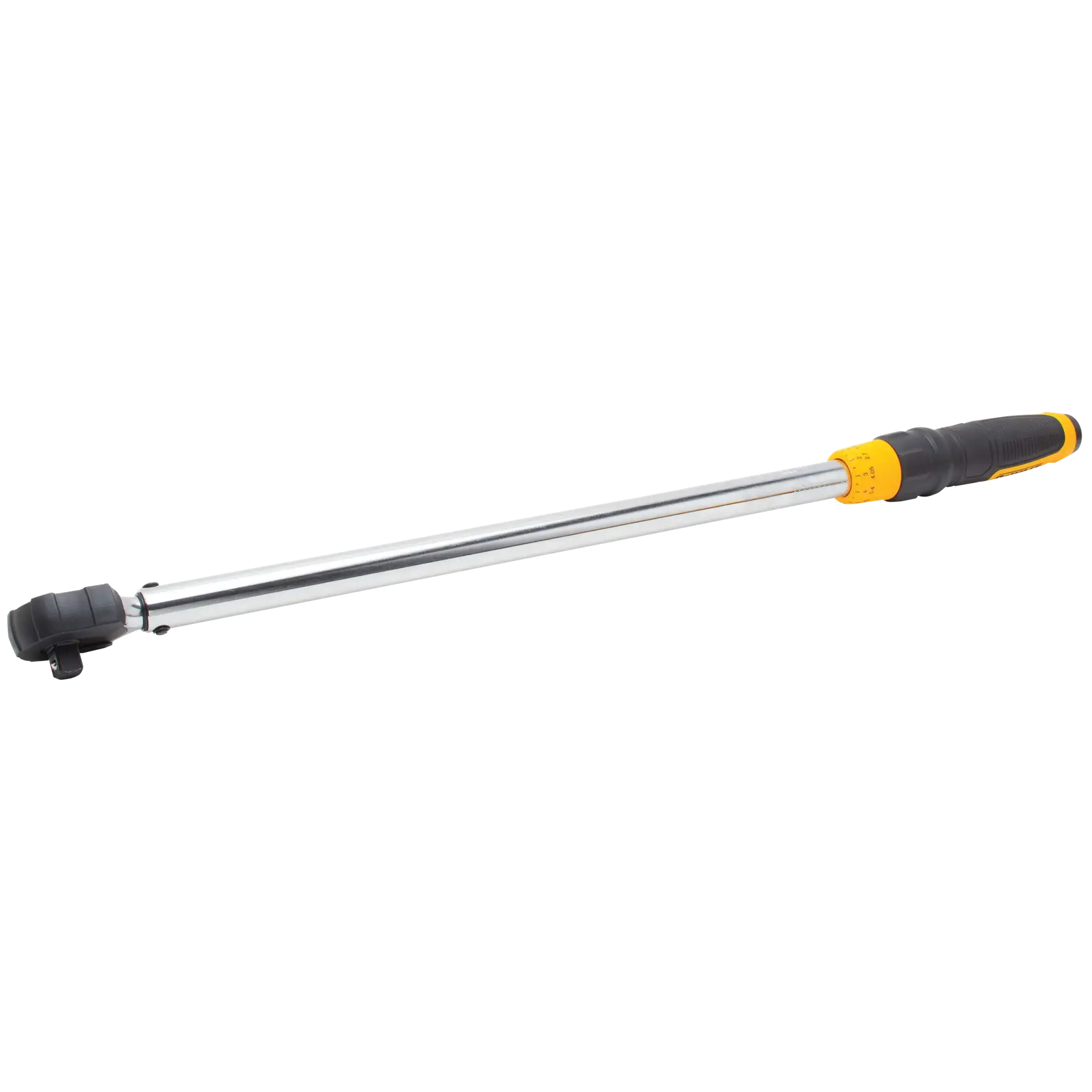 Profile of DEWALT micrometer torque wrench.