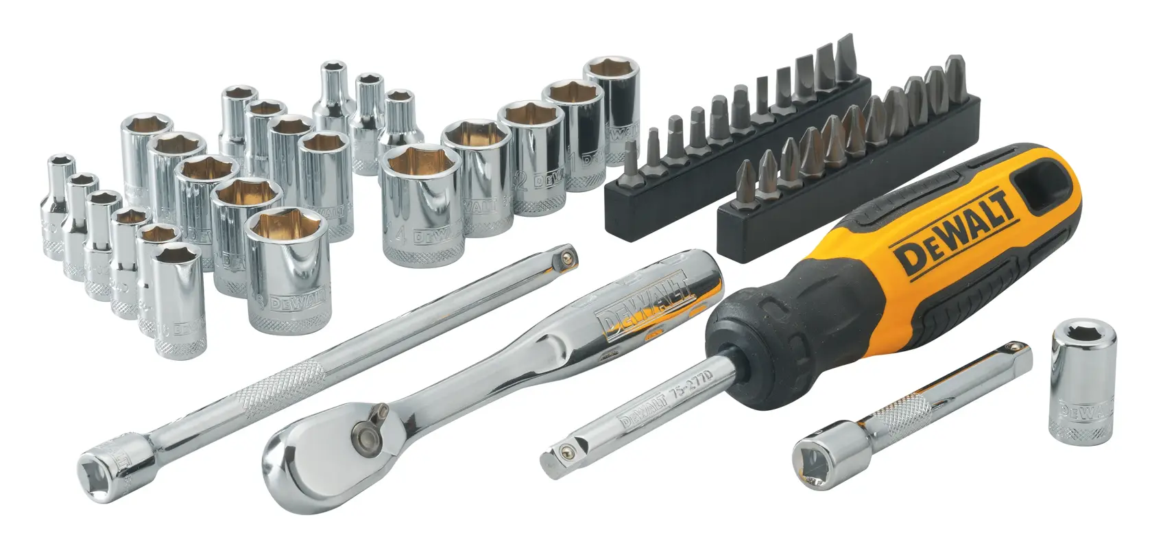 DEWALT® 50 pc. 1/4 in. Drive Mechanics Tool Set