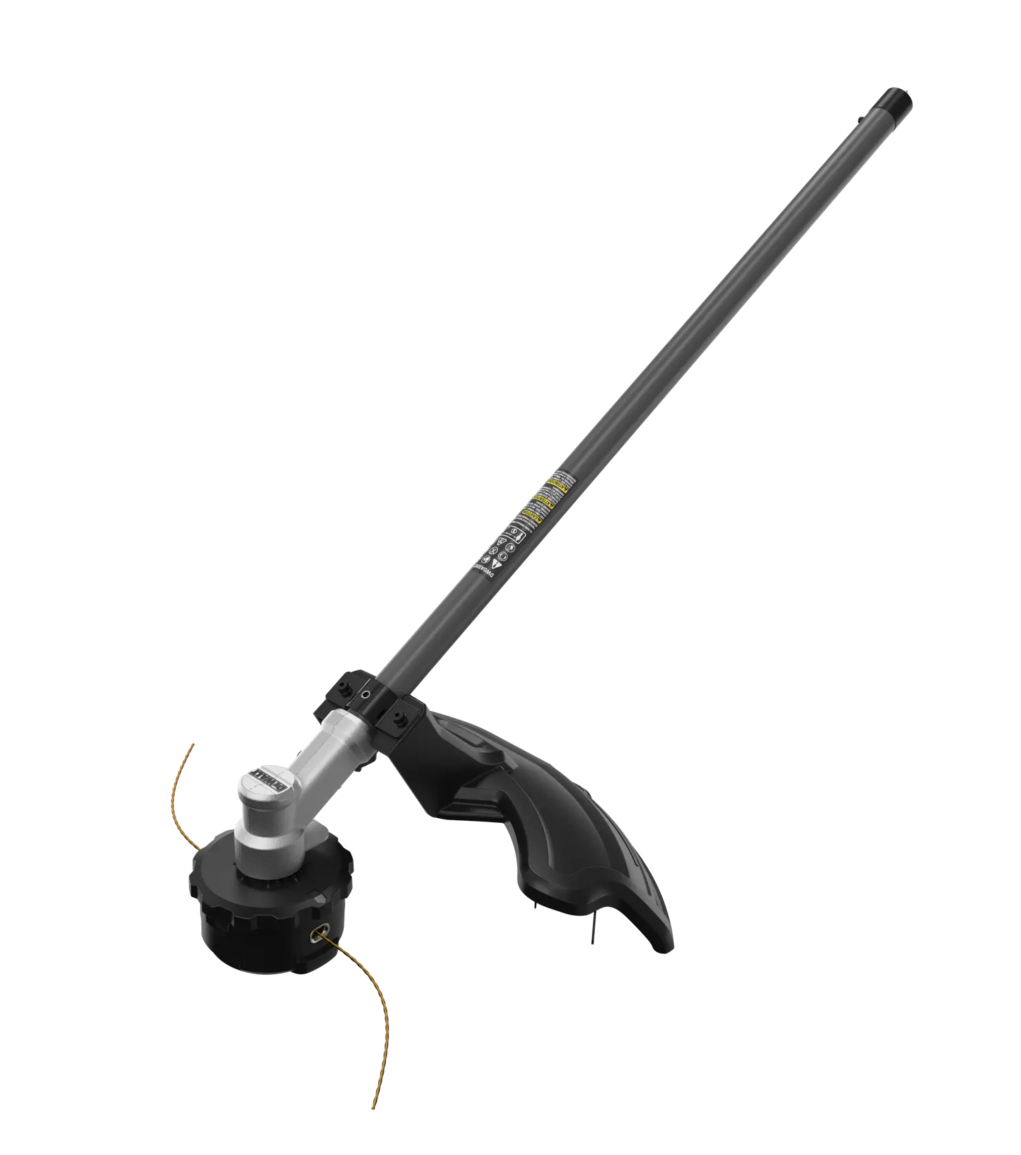 Angled view of the DEWALT String Trimmer Attachment on White