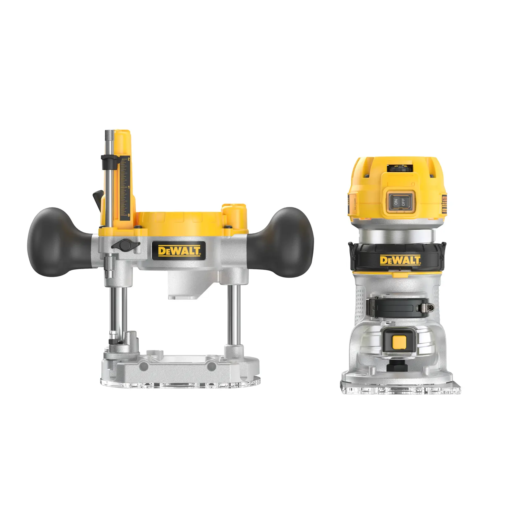 DEWALT® 1-1/4 HP Max Torque Corded Electric Variable Speed Compact Router Combo Kit thumbnail 2