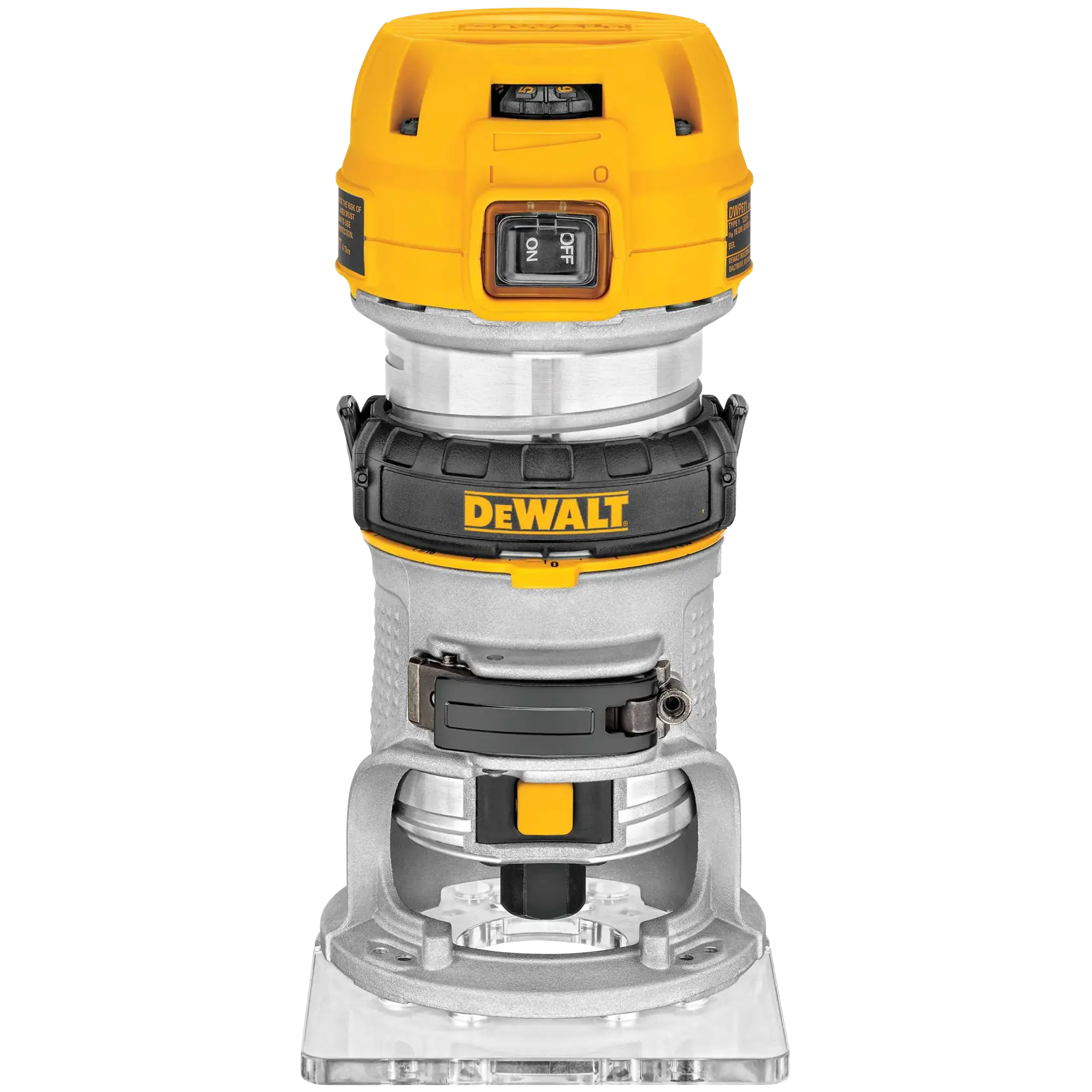 Profile of max torque variable speed compact router.