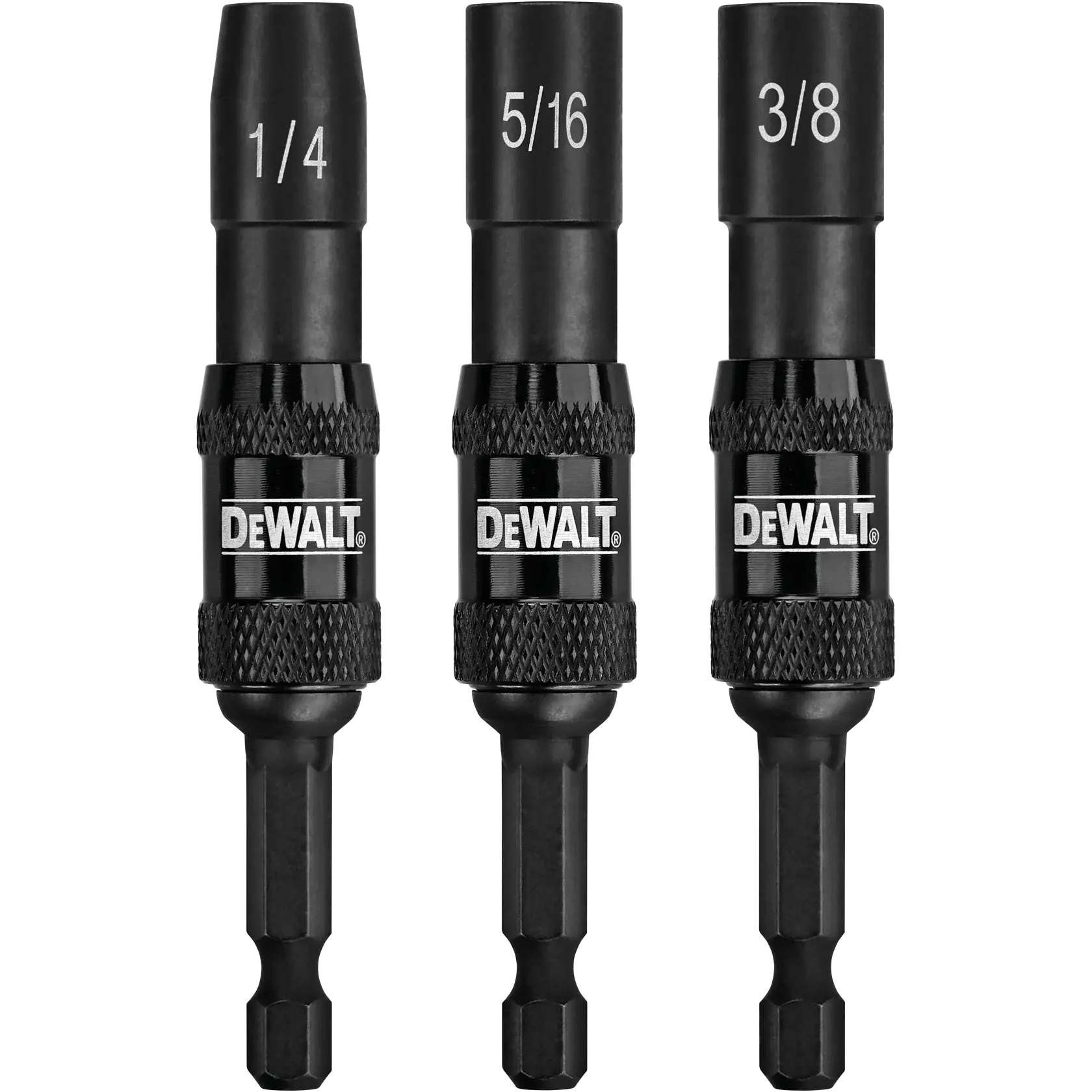 DEWALT® 3-Piece IMPACT READY® Pivoting Magnetic Nut Driver Set