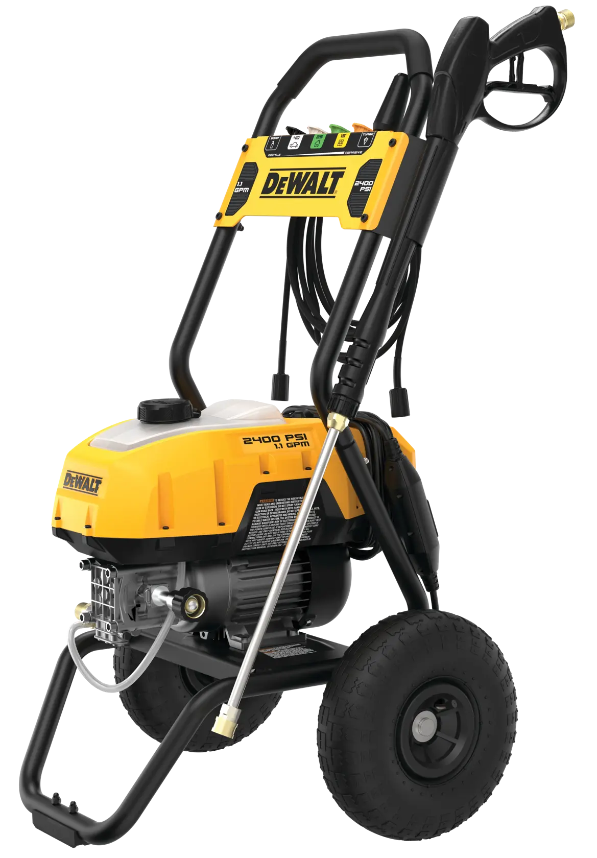 Profile of electric cold water pressure washer.