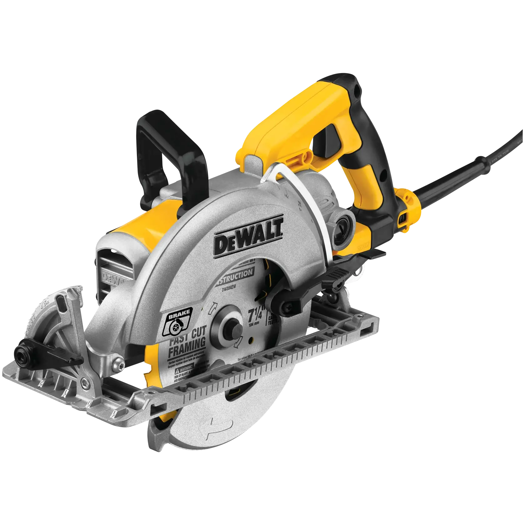 DEWALT® 7-1/4-in. Worm Drive Circular Saw With Electric Brake (Tool Only) thumbnail 5