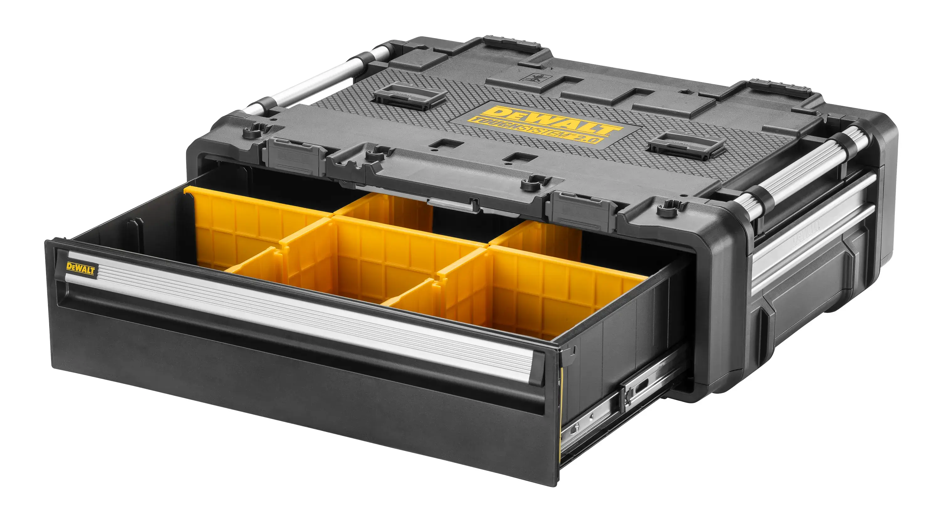 TOUGHSYSTEM® 2.0 DXL™ Deep Drawer Dividers featured in a TOUGHSYSTEM® 2.0 DXL™ Deep Drawer unit.