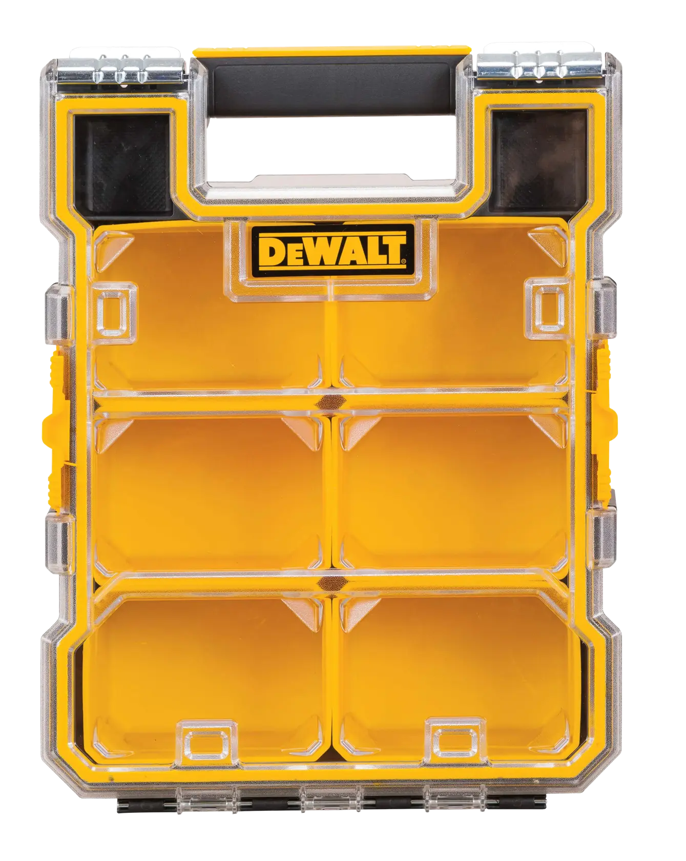 Mid size pro organizer with metal latches.