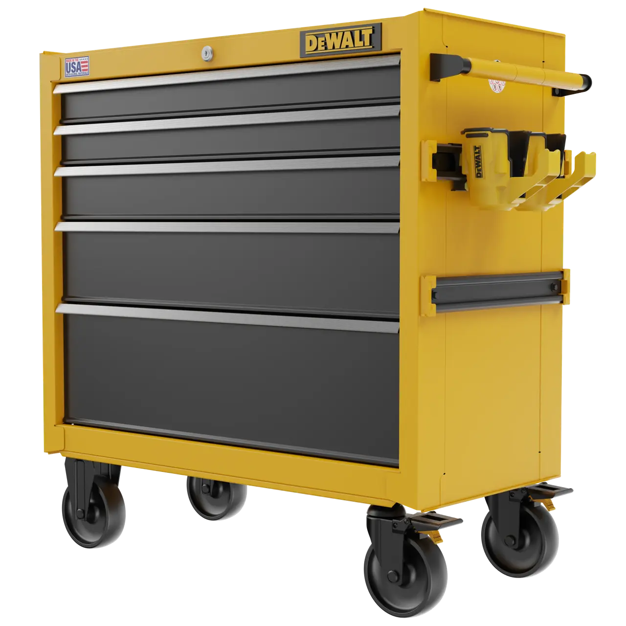 37 in. 5-Drawer Rolling Tool Cabinet