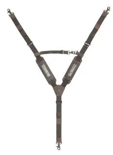 DEWALT LEATHER TOOL BELT SUSPENDERS FRONT FACING