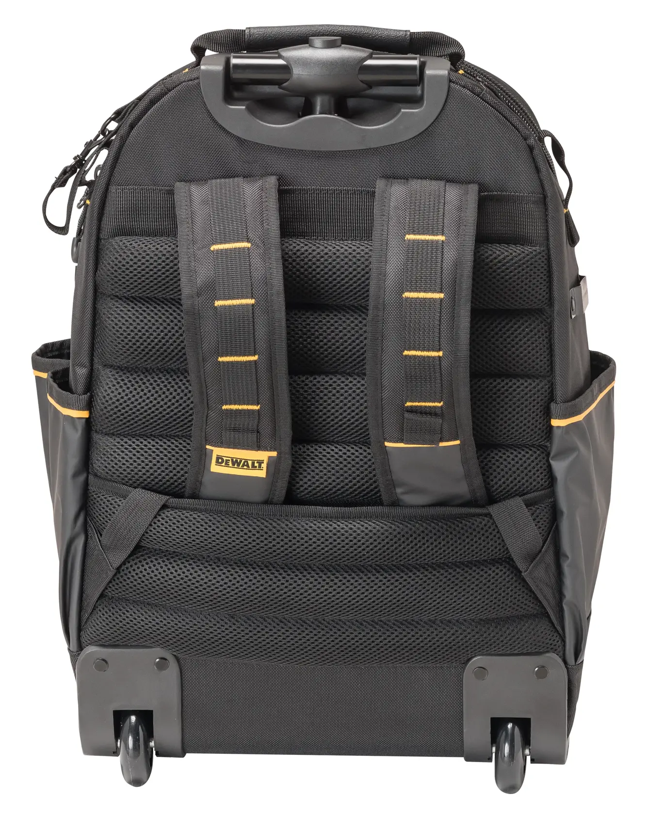 DEWALT PROFESSIONAL BACKPACK WITH WHEELS BACK FACING