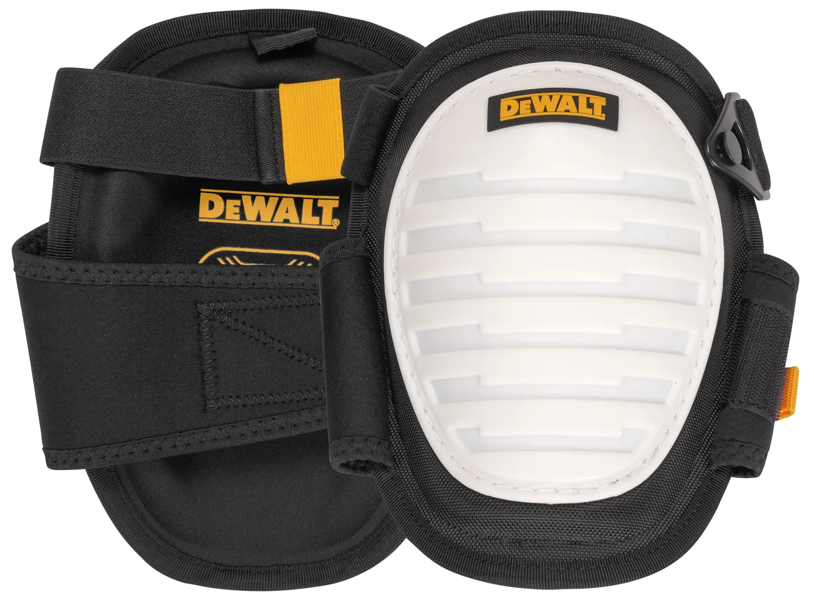 Non-Marring Knee Pads with Gel on White