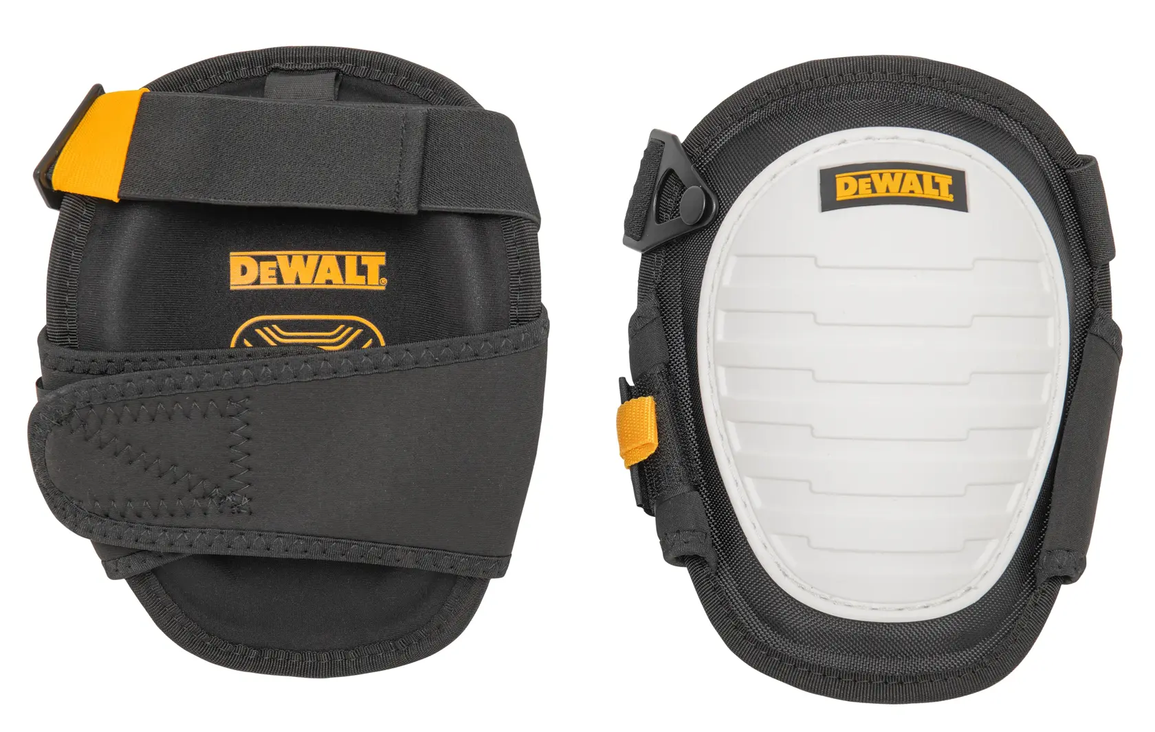 Non-Marring Knee Pads with Gel on White