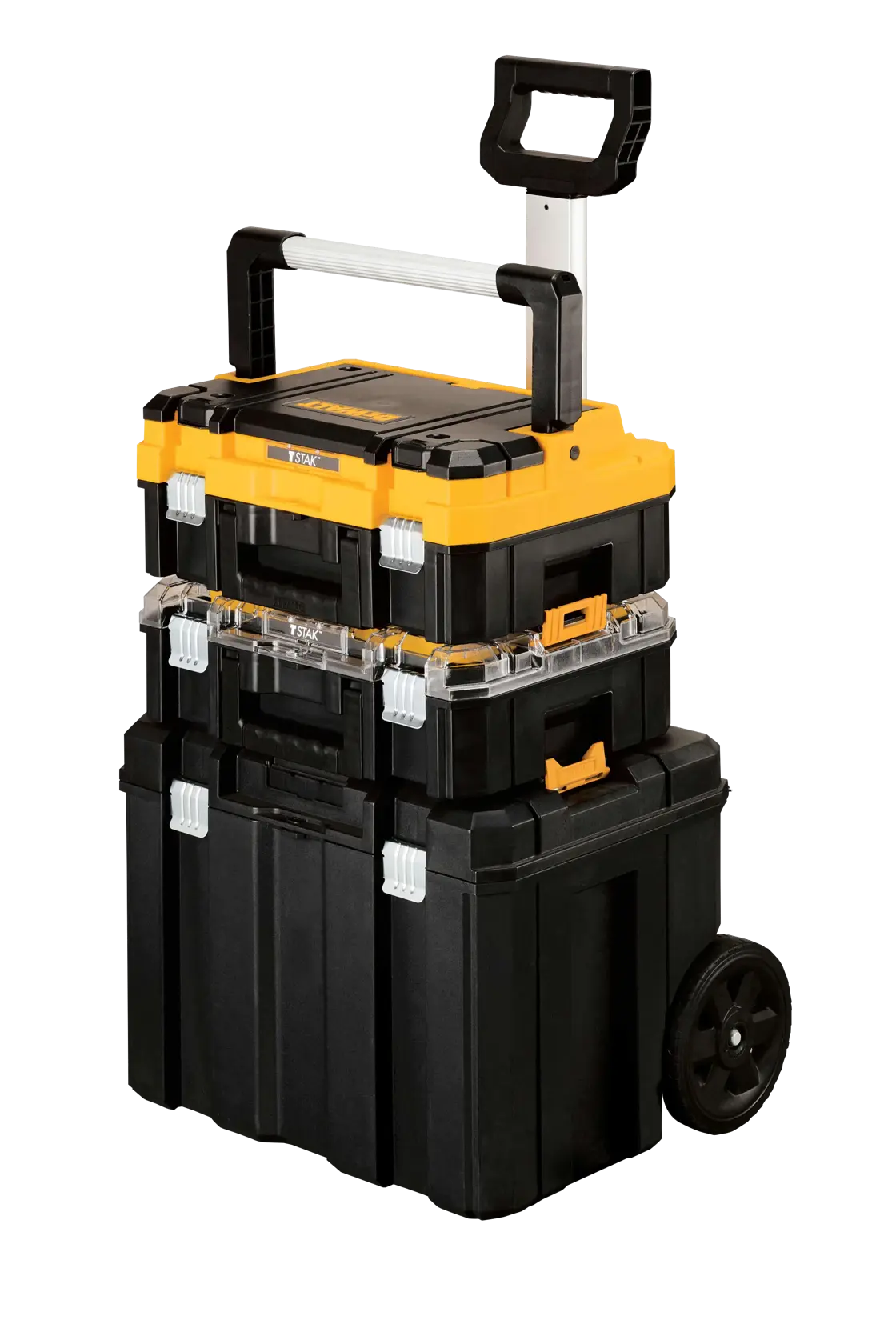 Profile of T stak 3 piece modular mobile tower.n