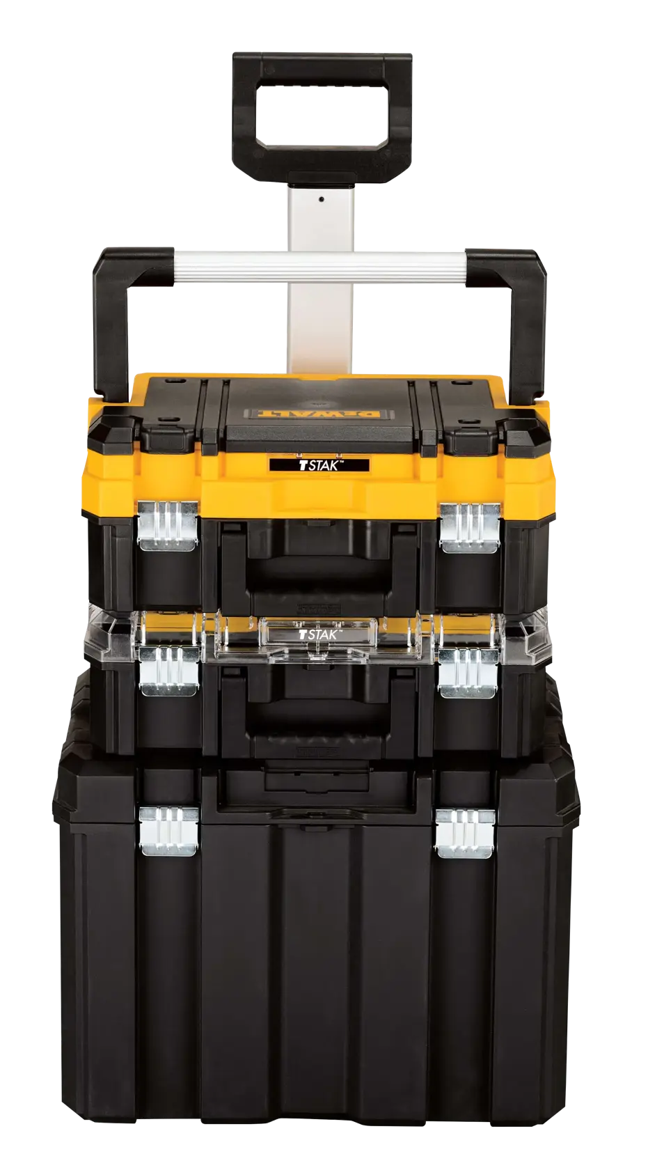 T stak 3 piece modular mobile tower.